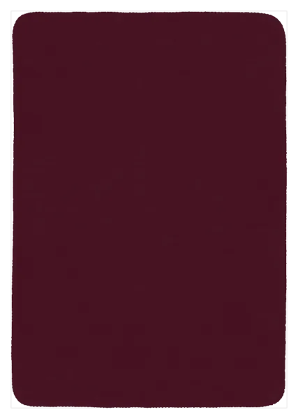 Bio Baumwoll Kuscheldecke, rotbuche